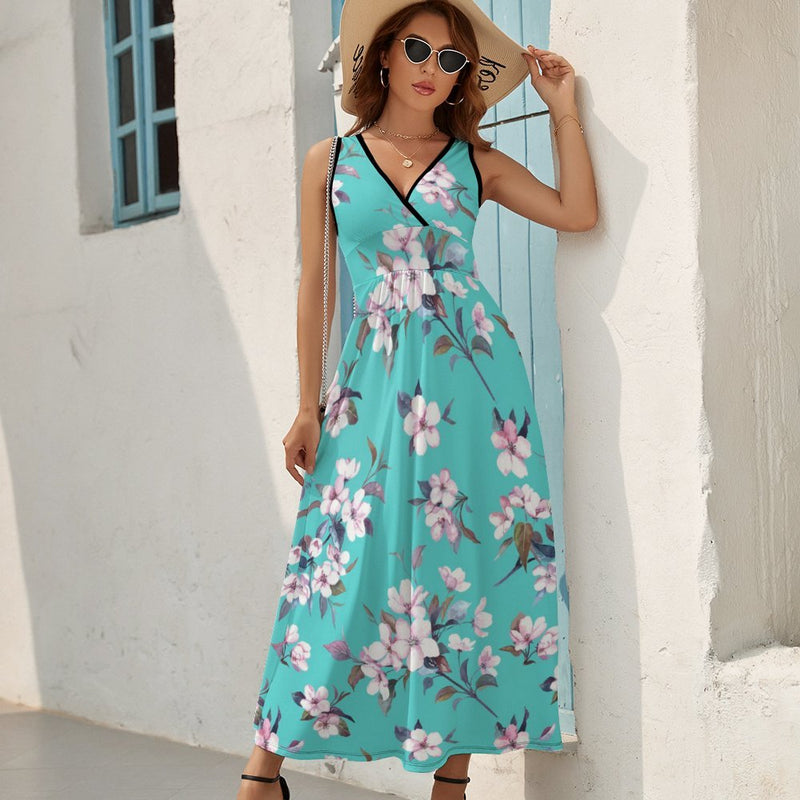 Sleeveless Long Dress (NZ028) Sleeveless dress