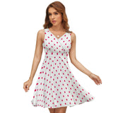 V-Neck Sleeveless Dress (NZ022)  Frocks