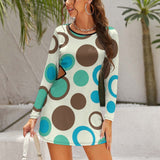 Hollow Slim-Fit Dress Slim dress with hollow waist