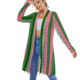 Women&#039;s Mid-Length Cardigan (NZ060) Medium length cardigan