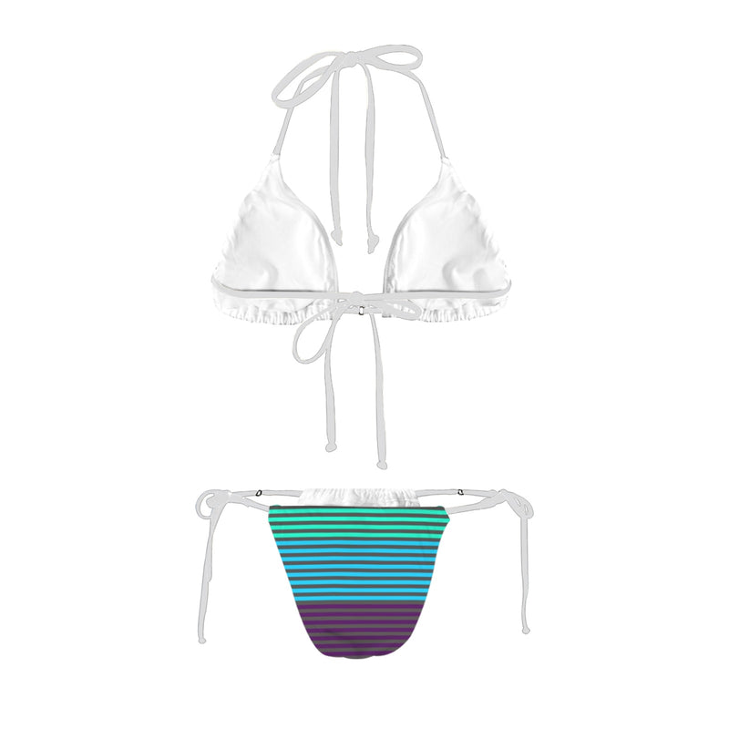 spectral print 2 Women's Halter String Bikini Set