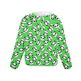 eco green panda 2A Women's Lightweight Sun Protection Hoodie (Model H62)