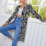 Women's Mid-Length Cardigan (NZ060) Medium length cardigan