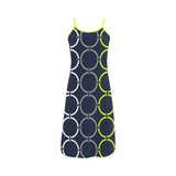 neon green solid 10B Alcestis Slip Dress (Model D05)