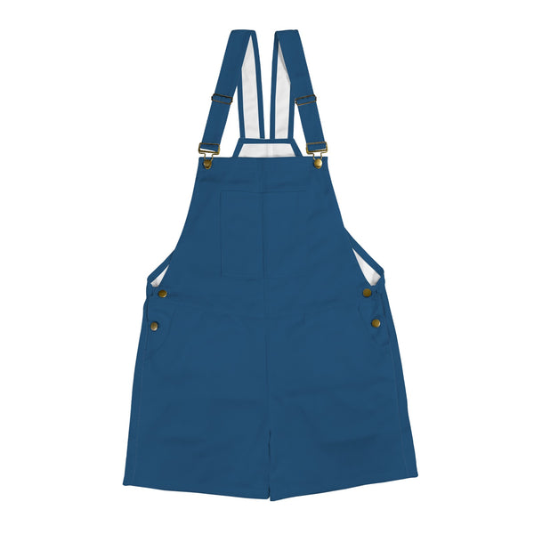 Delft Blue Unisex Shorts Suspender Jumpsuit