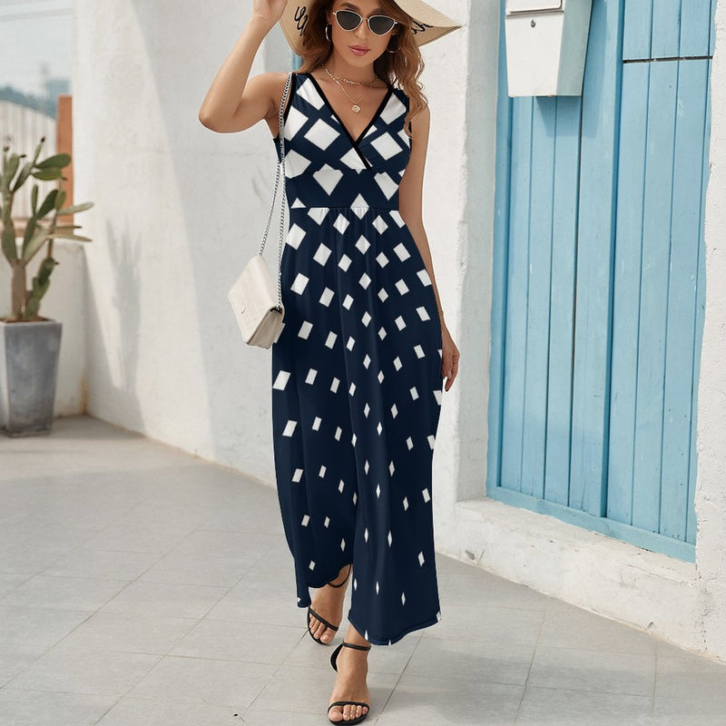 Sleeveless Long Dress (NZ028) Sleeveless dress