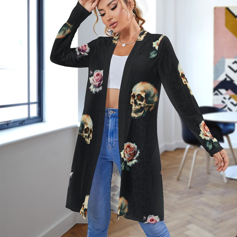 Women&#039;s Mid-Length Cardigan (NZ060) Medium length cardigan