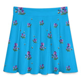 All Over Print Skater Skirt longuette