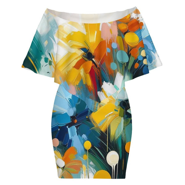 Women&#039;s Off-shoulder Shawl Skirt (MXLD017) Shawl skirt