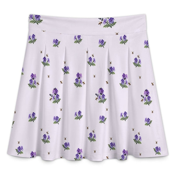All Over Print Skater Skirt longuette