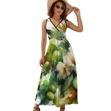 Sleeveless Long Dress (NZ028) Sleeveless dress