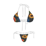 floral print radial 2A Women's Halter String Bikini Set