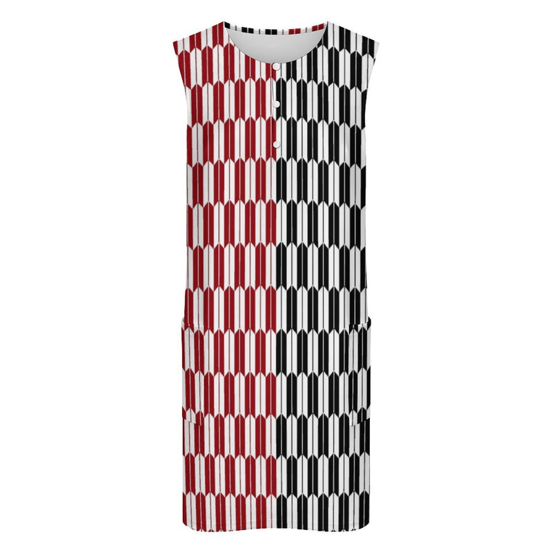 Americana Sleeveless Pocket Dress