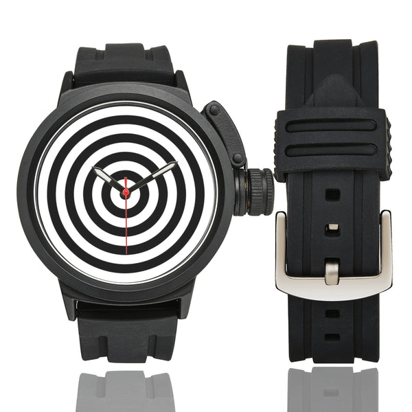 Concentric Circle Men's Sports Watch