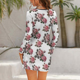 Hollow Slim-Fit Dress Slim dress with hollow waist