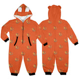 dinosaur pajama print 10 One-Piece Zip up Hooded Pajamas for Little Kids