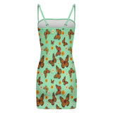 Butterfly Bodycon Cami Dress