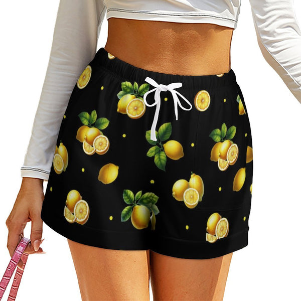 Women&#039;s High-Waisted Loose Shorts High waist loose shorts