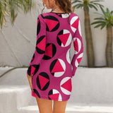 Hollow Slim-Fit Dress Slim dress with hollow waist