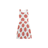 grapefruit wheel print 2A Atalanta Sundress (Model D04)