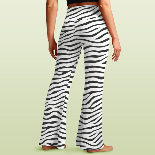 leopard skirt 2A High Waist Crossover Tummy Control Flare Leggings
