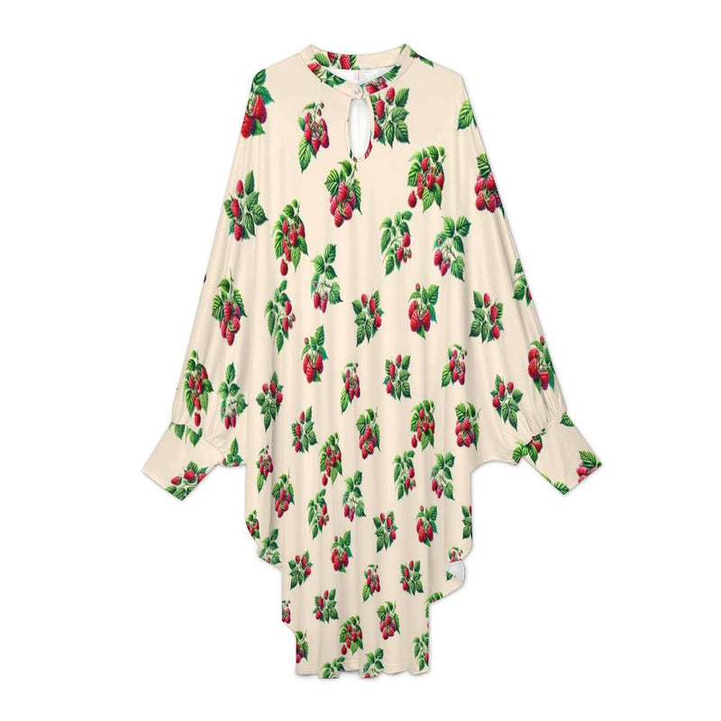 Oversize Batwing Sleeves Shape Dress Bat sleeve dress