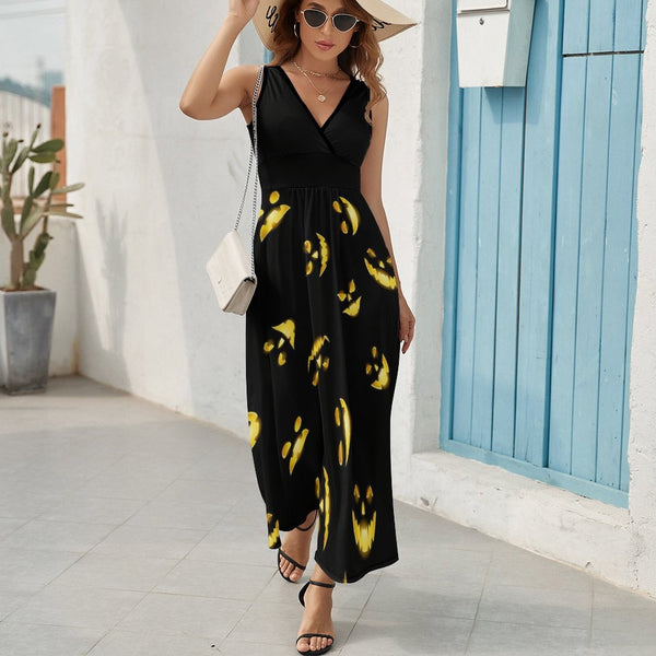 Sleeveless Long Dress (NZ028) Sleeveless dress