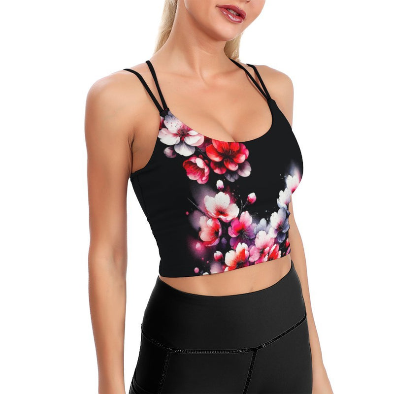 Yoga Top with Bra Pad Yoga Top