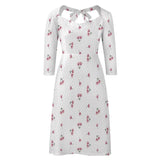 Floral Sweetheart Dress Flare dress