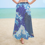 5blue wave7 Women's Long Knot Side Cover Up