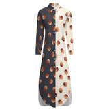 Button-Up Long Sleeve Shirt Dress Long sleeved shirt dress