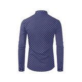 Americana Polka Square Men's All Over Print Casual Dress Shirt (Model T61)