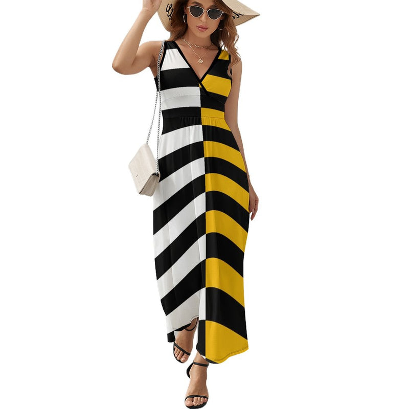 Sleeveless Long Dress (NZ028) Sleeveless dress