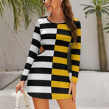 Hollow Slim-Fit Dress Slim dress with hollow waist