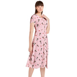 Puff Sleeve Button Through Dress