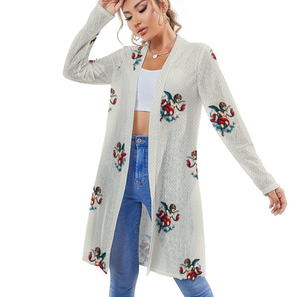 Women&#039;s Mid-Length Cardigan (NZ060) Medium length cardigan