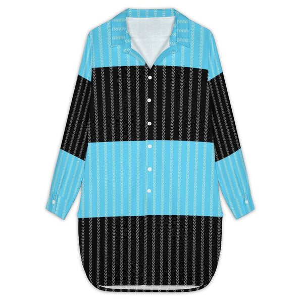 Petal shirt dress Women's Button Up Shirt Dress