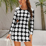 Hollow Slim-Fit Dress Slim dress with hollow waist