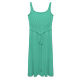 Sleeveless dress Tie Waist Sleeveless Dress