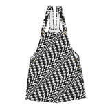 bw bias geo print 4 Unisex Shorts Suspender Jumpsuit (Model L78)