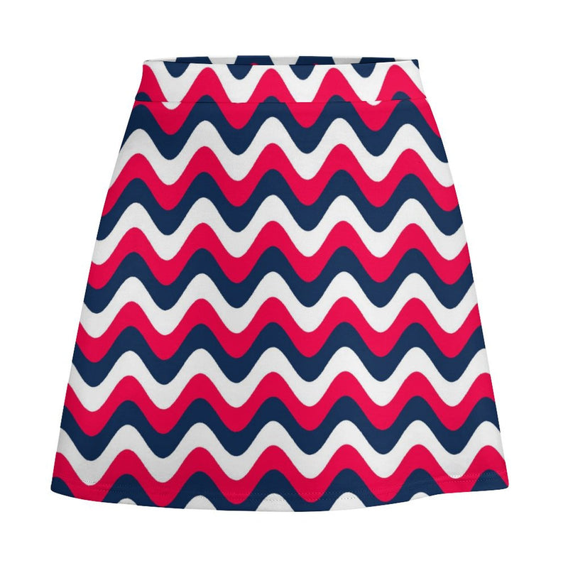 All Over Print Skirt (ALQ) Short skirt
