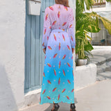 Long Sleeve High Neck Long Dress Long dress