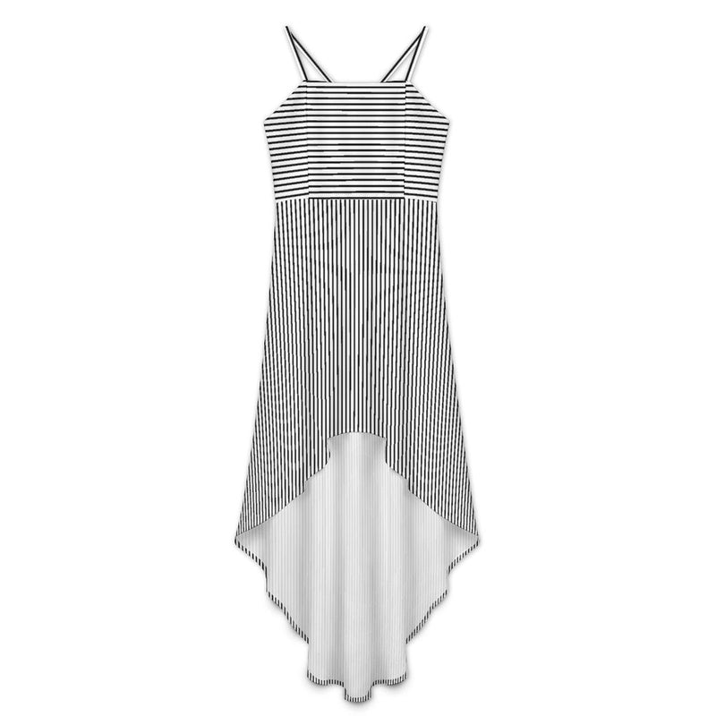 Tailcoat skirt Women's High-Low Spaghetti Strap Dress