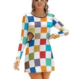 Hollow Slim-Fit Dress Slim dress with hollow waist