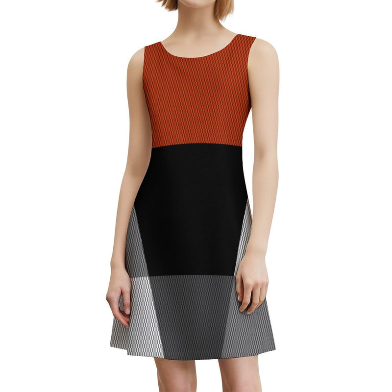 Color Block Sleeveless Dress Sleeveless dress