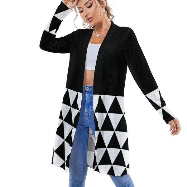 Women&#039;s Mid-Length Cardigan (NZ060) Medium length cardigan