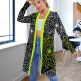 Women's Mid-Length Cardigan (NZ060) Medium length cardigan