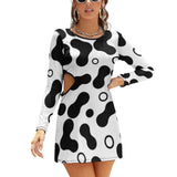 Hollow Slim-Fit Dress Slim dress with hollow waist