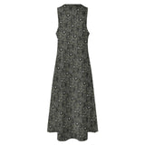 Paisley Sleeveless Long Dress