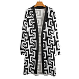 Women&#039;s Mid-Length Cardigan (NZ060) Medium length cardigan